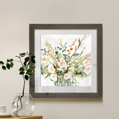Imprimé fleurs en « I »