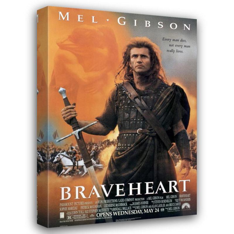 Braveheart, 18" H x 12" W