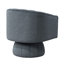 Fauteuil d'appoint en velours, mobilier de salon moderne et luxueux, fauteuil pivotant confortable à 1 pièce-795748121