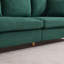 Corduroy Sofa Set with 2 Throw Pillows, Deep-Seated Upholstered Couch with Square Arms, Cosy Living-388862196