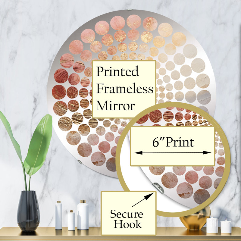 Guanaja Circle Mirror, 31.4" x 31.4"
