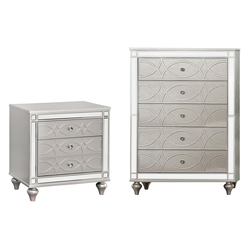 Shala 2 Drawer Nightstand