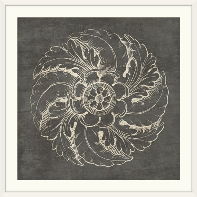 « rosette iv », impression grise