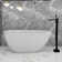 55'' x 28.35'' Freestanding Soaking Acrylic Bathtub