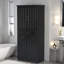Armoire de rangement pour salle de bain avec deux paniers à linge, une armoire avec 1 tablette réglable et 1 tiroir-838432529