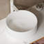 Lavabo de salle de bain en céramique 14 po Wilkie - blanc, et lavabo polyvalent blanc, sélection élégante