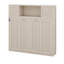 Lit escamotable double avec armoires de rangement