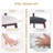 Set Of 4 Dining Chair, Upholstered Dining Chairs With Curved Back And Solid Legs
