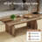 47" Rustic Brown Rectangle Coffee Table