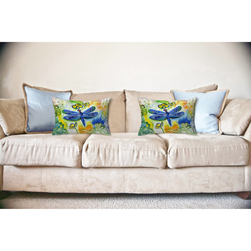 Outdoor Reversible Throw Pillow