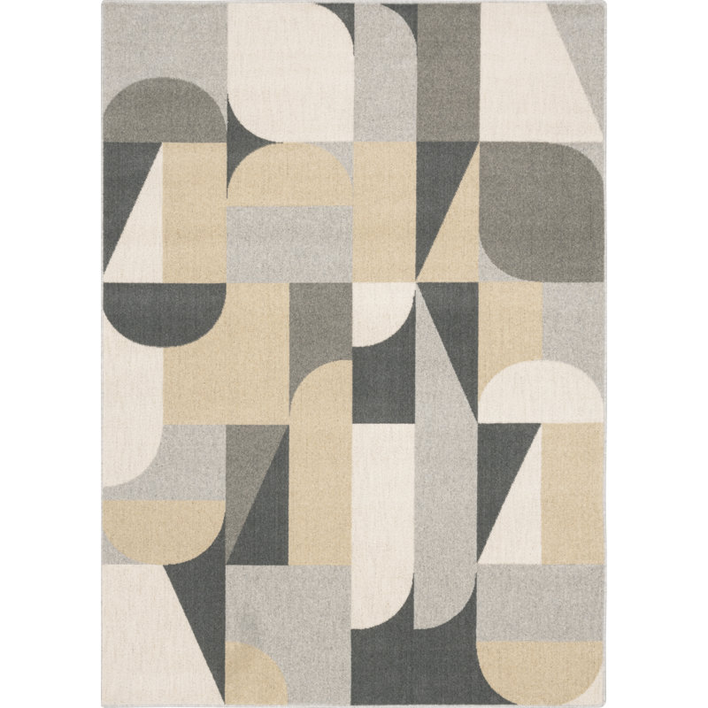 Gleizes Geometric Area Rug, Rectangle 200 x 280cm