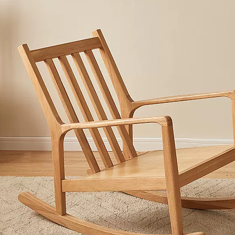Chaise berçante en tissu Oak Technology