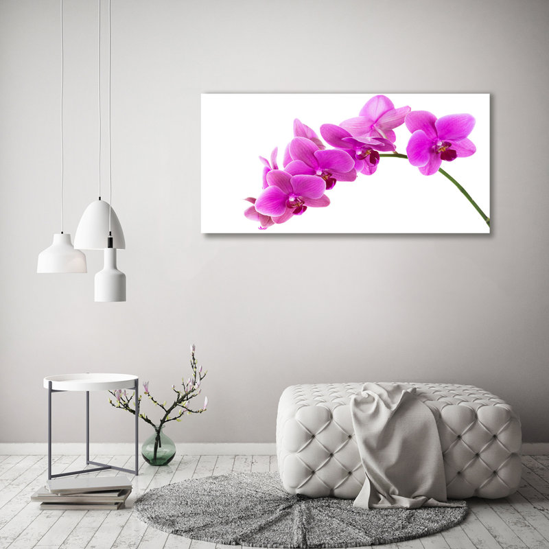 Pink Orchid - Wrapped Canvas Print