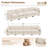 Corduroy Square Arm Rectangle Sofa For Living-1511781622