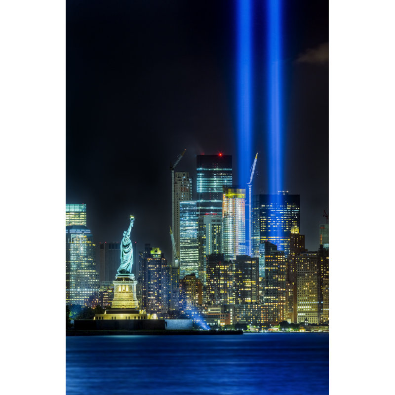 New York City Skyline by AdamParent - Wrapped Canvas Print, 46cm H x 30cm W