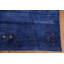 Tapis tribal rayé bleu Gabbeh 9