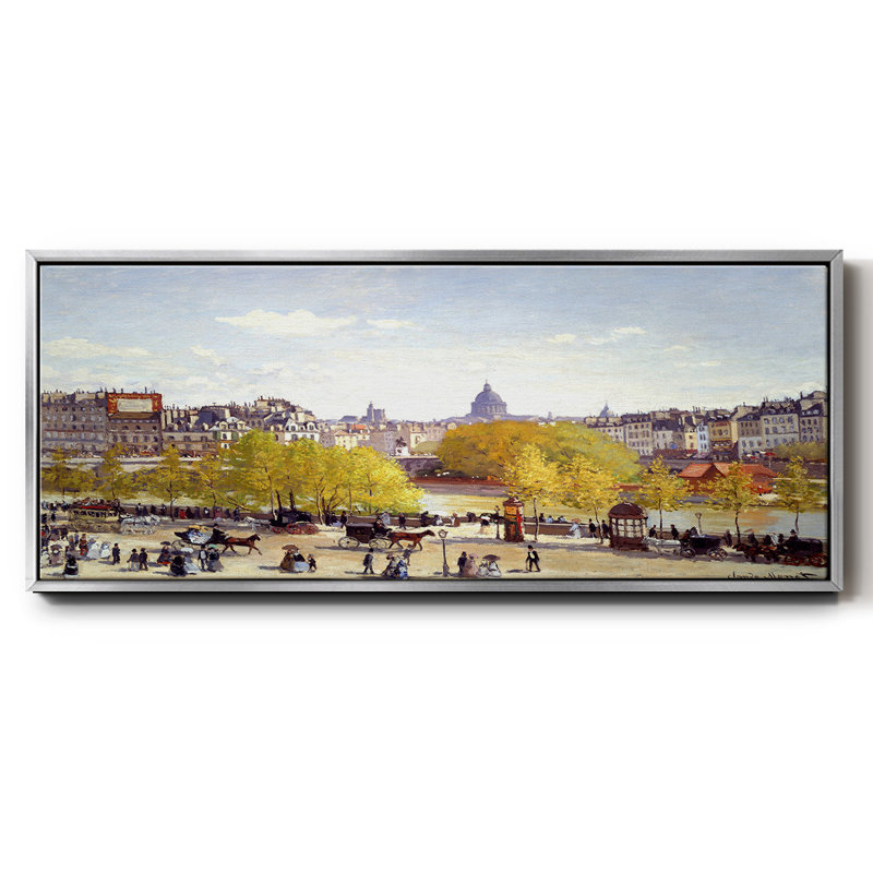 Que Du Lourve 1867 - toile encadrée, H 24 po x l 60 po