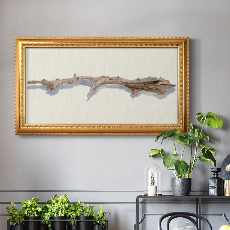 «Driftwood Study I», reproduction d'art sur toile simple, H 29 po x l 53 po x P 1 po