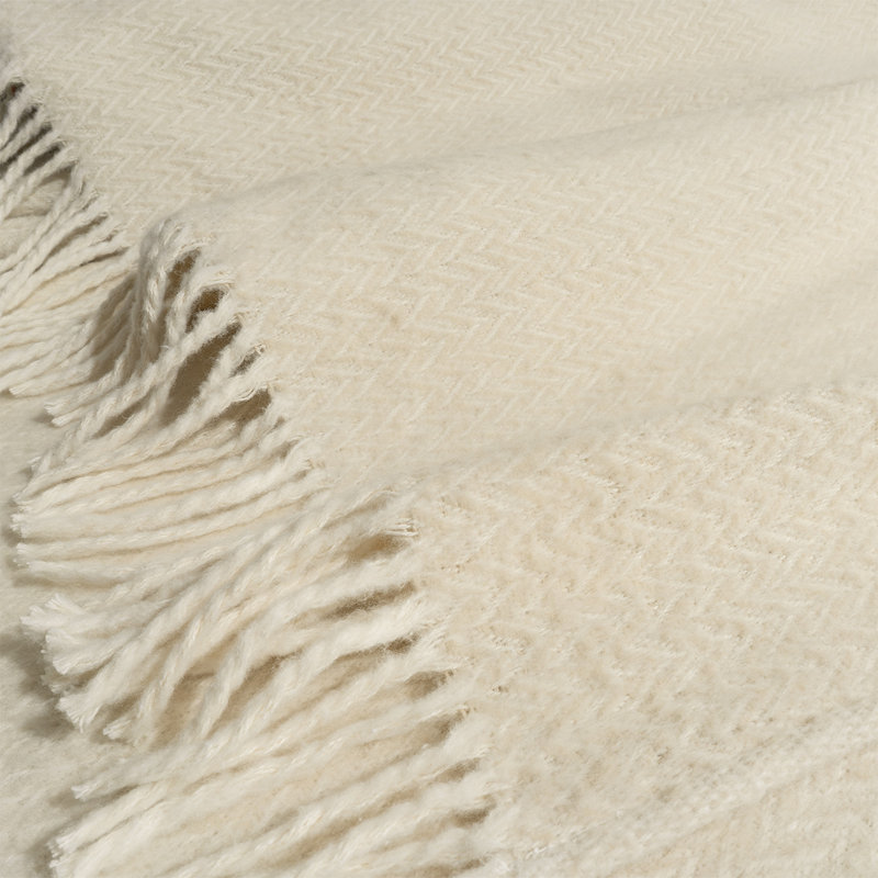 Marinara Throw Blanket, Cream