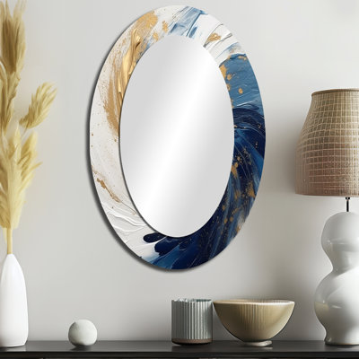 Kilmersdon - Miroir abstrait en métal