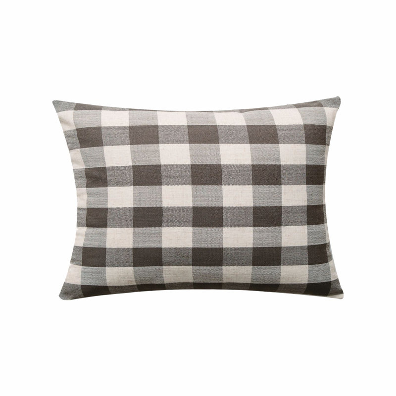 Michael Penney Plaid Throw Pillow, Polyester/Polyfill