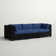 Ayomikun 96'' High-Density Polyethylene (HDPE) Wicker Outdoor Patio Sofa