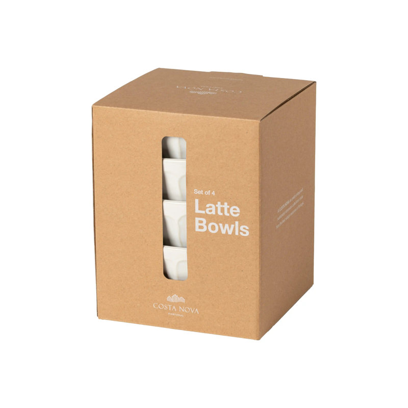 Latte Bowls Latte Bowls, White
