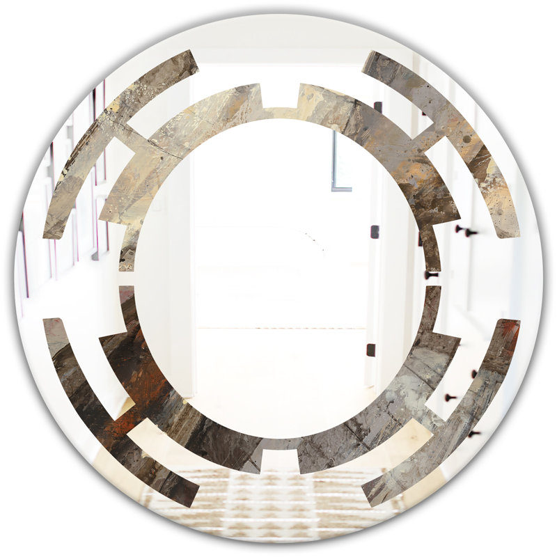 Miroir mural sans cadre Space Fire and Ice Minerals III, H 31,5 po x l po