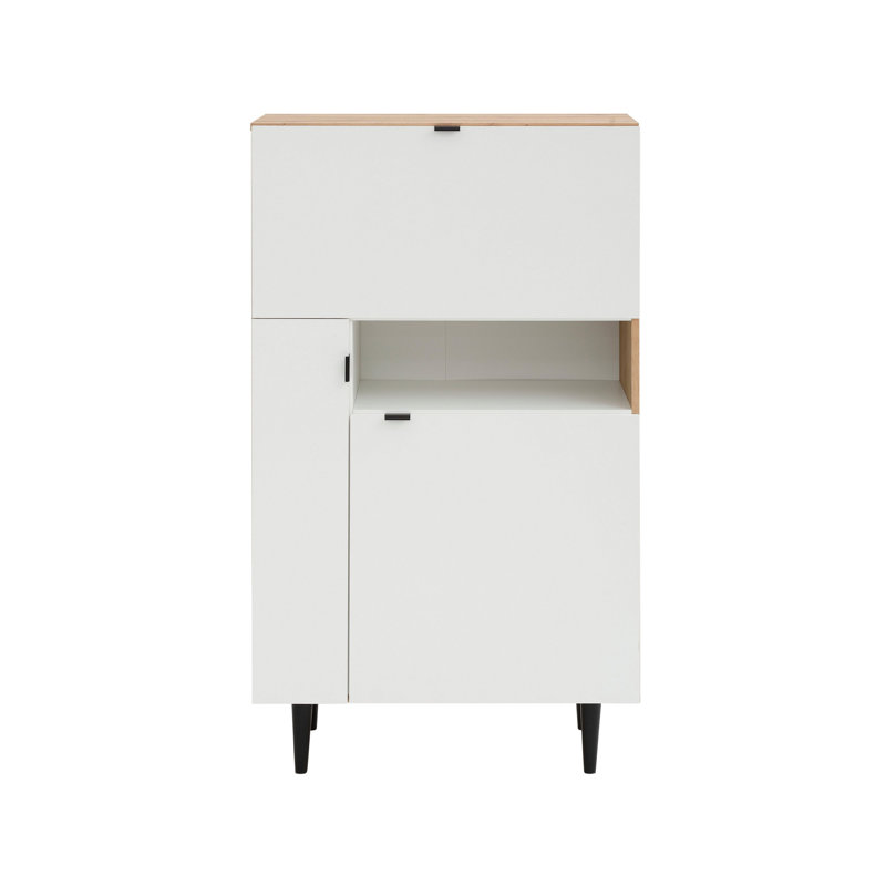 Eric-James 80cm Sideboard, Oak/White