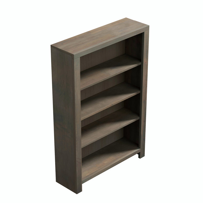 Columbia Bookcase, (4 Shelves) 48"H x 32"W x 10"D, Brown