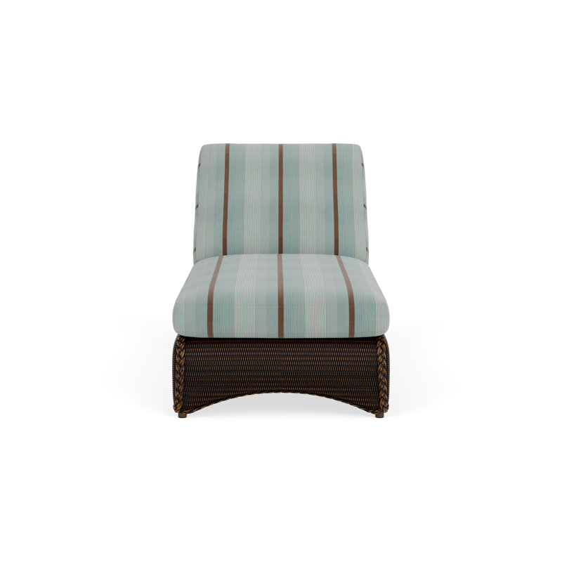 Loom Outdoor Chaise Lounge, Mink, Fife Sahara