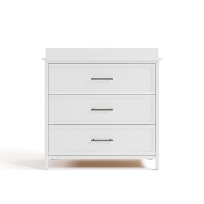 Classic 3 Drawer Chest With Removable Changing Table Topper