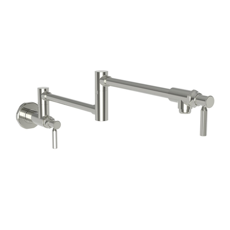 Heaney Wall Mount Pot Filler, Polished Nickel (PVD)