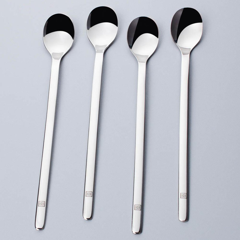 Cuillère pour boissons à long terme 4 pièces