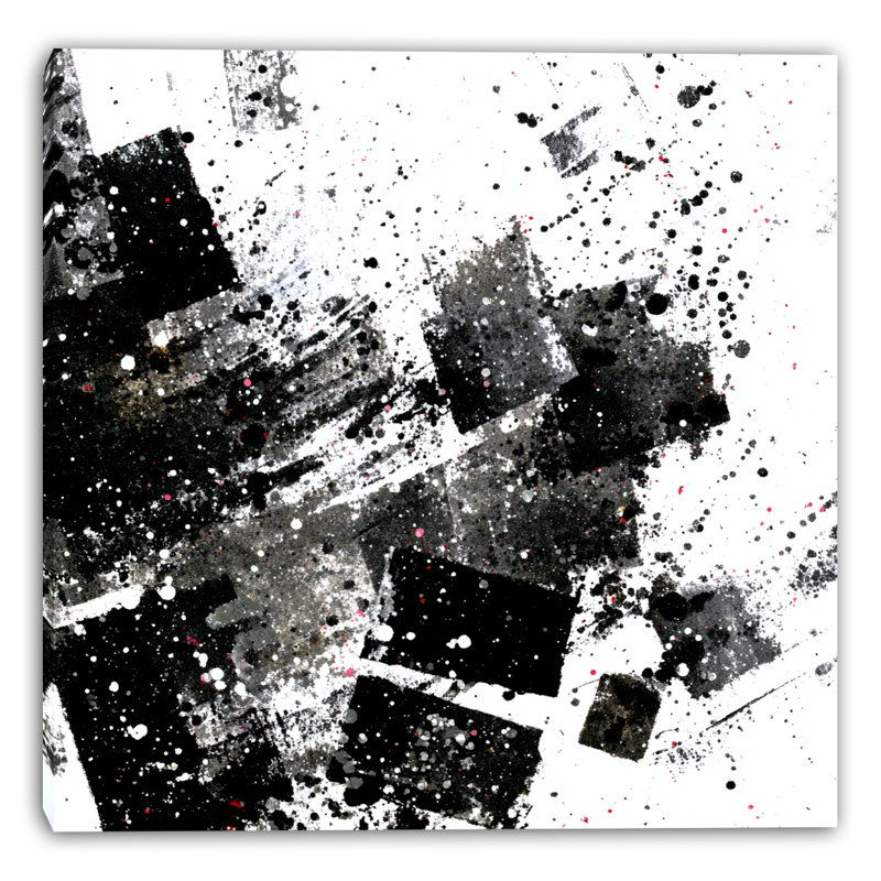 Urban Splatter Wrapped Canvas Wall Art