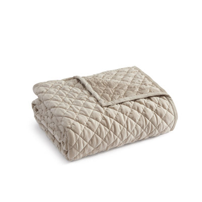 Martha Stewart Simone Solid Reversible Blanket