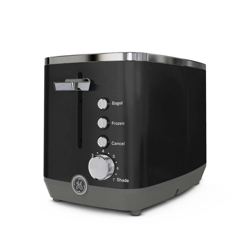 GE 2-Slice Toaster, Onyx Black