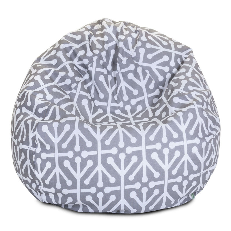 Fauteuil à billes et méridienne, Gris, H 22 po x l 28 po x P 28 po