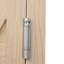 Porte de séparation en bois 35,43 x 47,24 po, portes de séparation à fermeture automatique, porte de séparation avec charnières-117186312