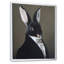 Portrait d'un lapin habillé - Peinture sur toile-67231796-67231799