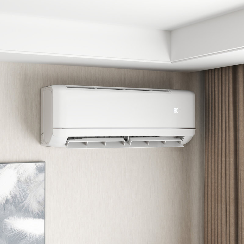 Mini pompe à chaleur 24 000 BTU WiFi Smart 21 SEER2 1500 pi2 avec kit d'installation