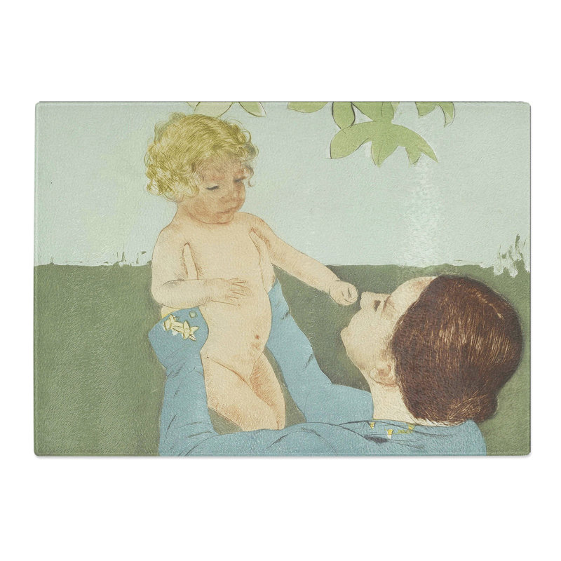 Mother and Child Vol.3 by Mary Cassatt Chopping Board, 0.4cm H x 28.5cm W x 39cm L