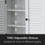 Shaker Style Wall Bathroom Medicine Cabinet With Towel Bar - 3-tier Organizer With Adjustable Shelves-1084247209