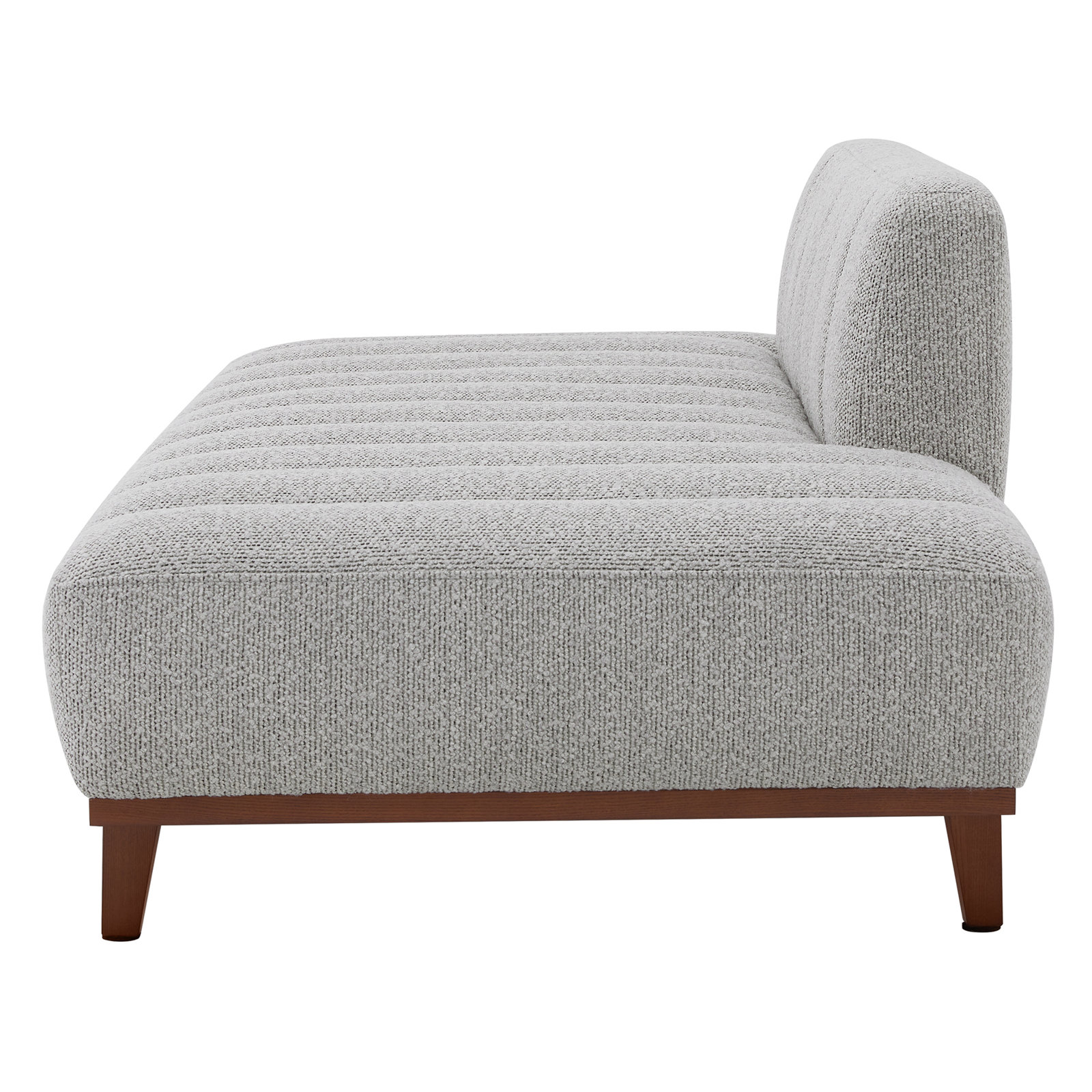 Novi Chaise Lounge, Merino Metal Performance Tweed