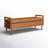 Burtie Faux Leather Upholstered Bench