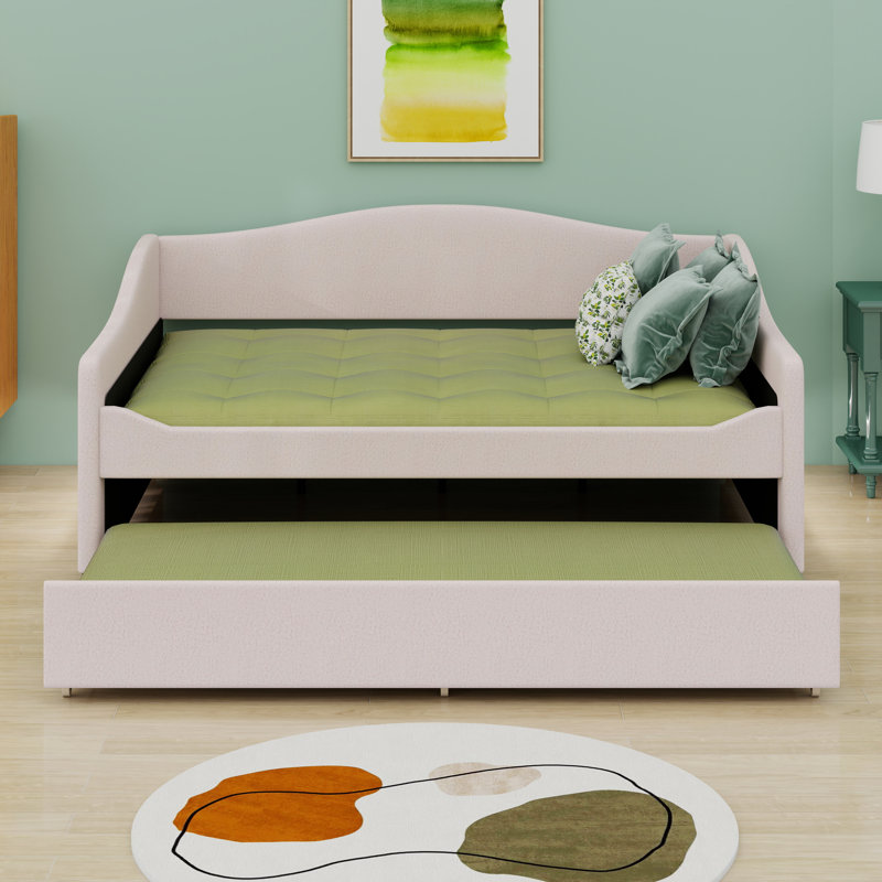 Structure de lit Teddy, Beige