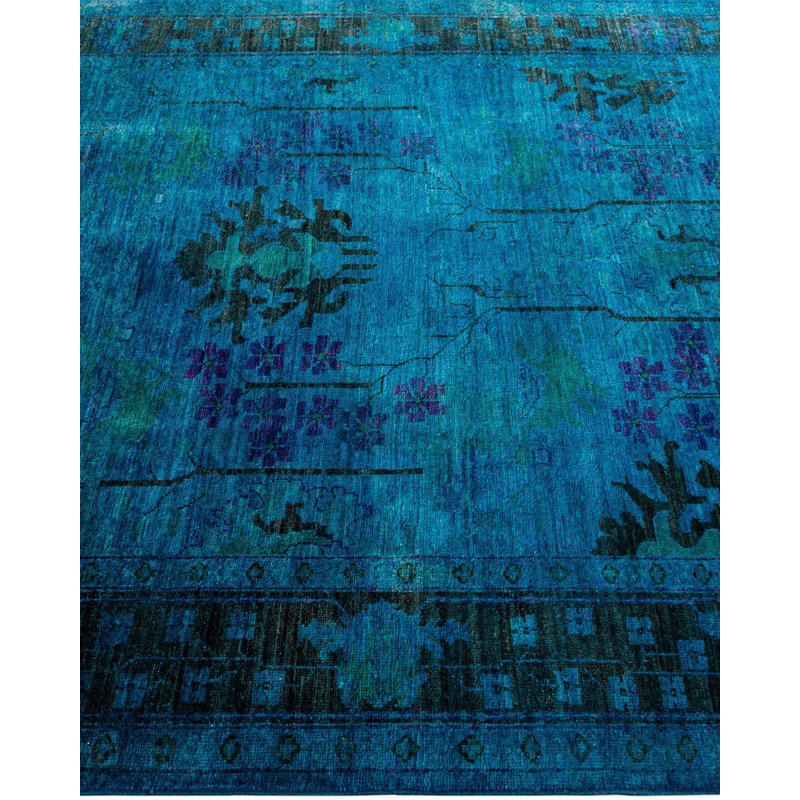 Fine Vibrance One-of-a-Kind 5'1" X 7'6" Hand Knotted Area Rug