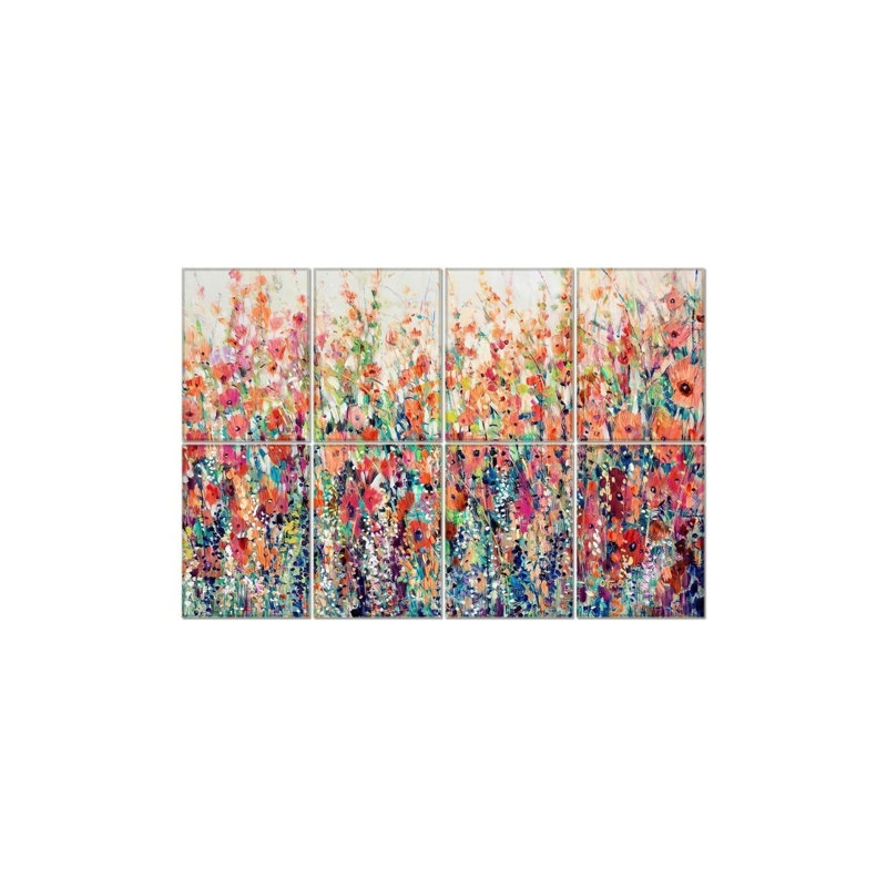 Paquet de 8 panneaux Acoustique Art, 12 x 16, rouge