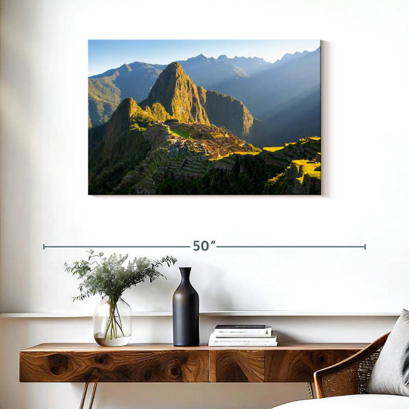 Lilie Morning At Machu Picchu, 24" H x 36" W