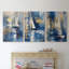 Sea and Shore Series XXI - Ensemble de 3 toiles tendues avec châssis - Prêt à être accroché-107312435
